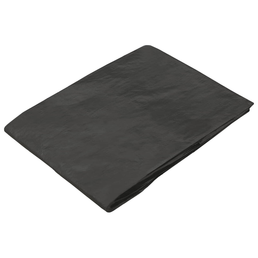 Zeil met Oogjes Antraciet Grijs 4 x 6 m 90 gsm PE
