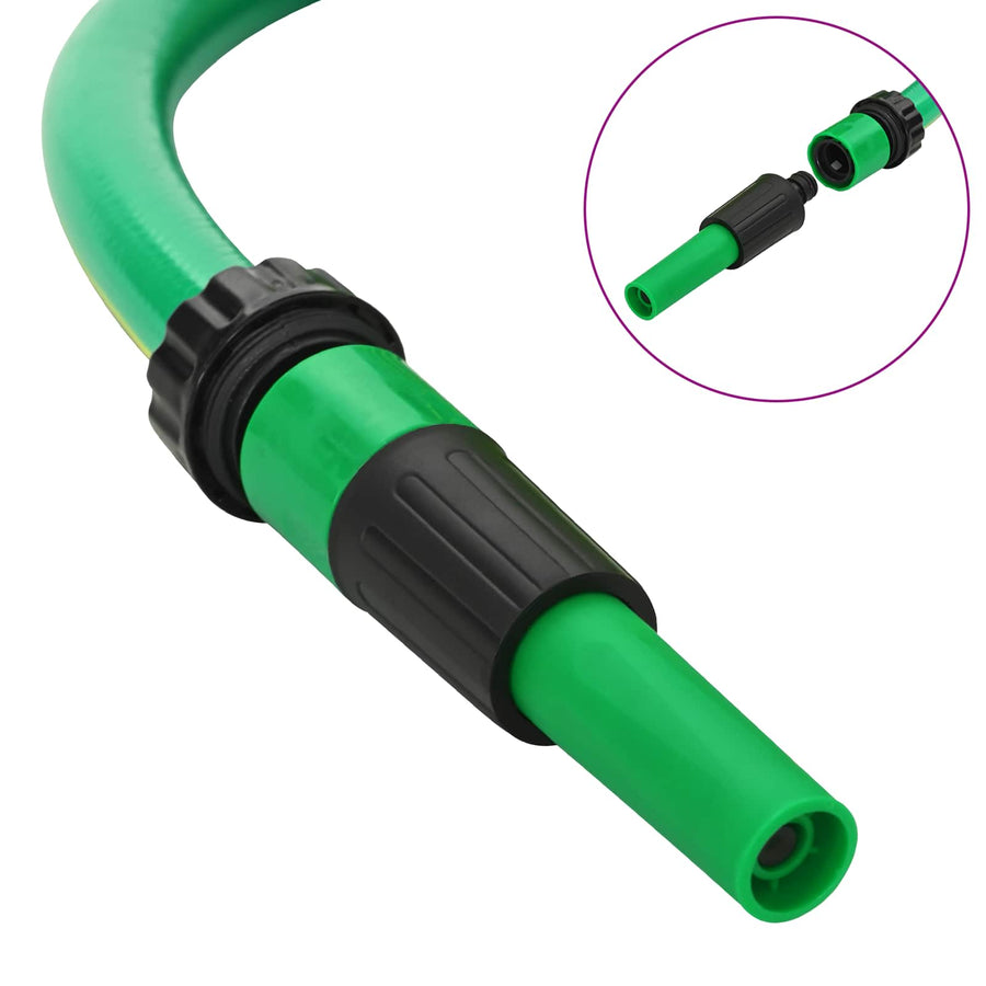 Tuinslang 5-Lags Groen en Geel 1 / 2'' 10 m PVC