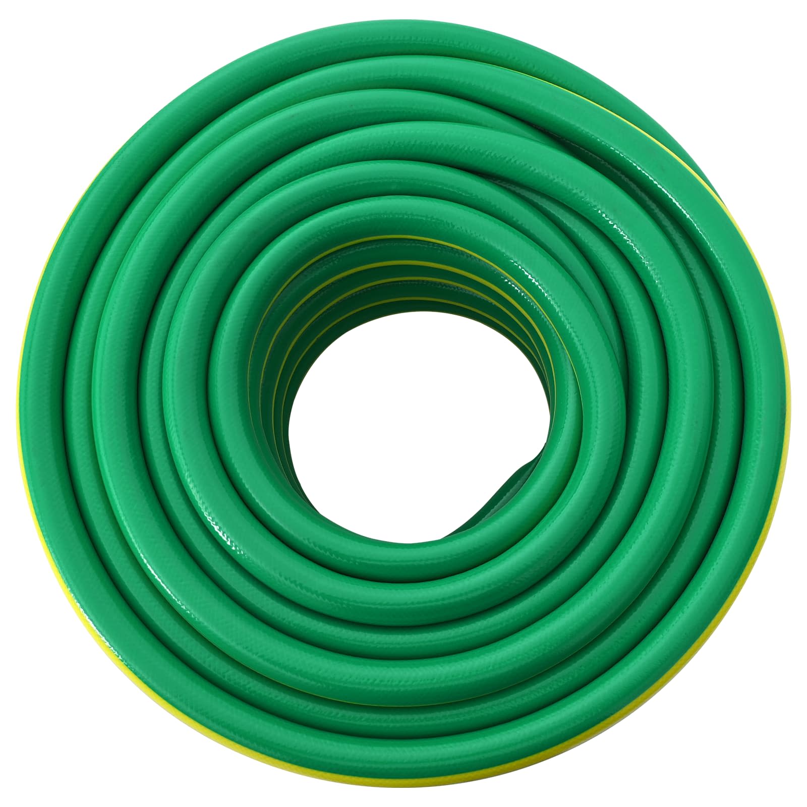 Tuinslang 5-Lags Groen en Geel 1" 10 m PVC