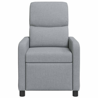 Relaxfauteuil Lichtgrijs Stof