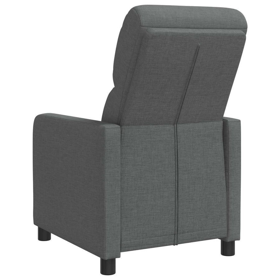 Relaxfauteuil Donkergrijs Stof