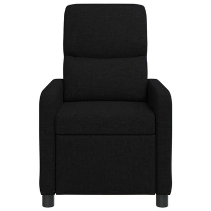 Relaxfauteuil Zwart Stof
