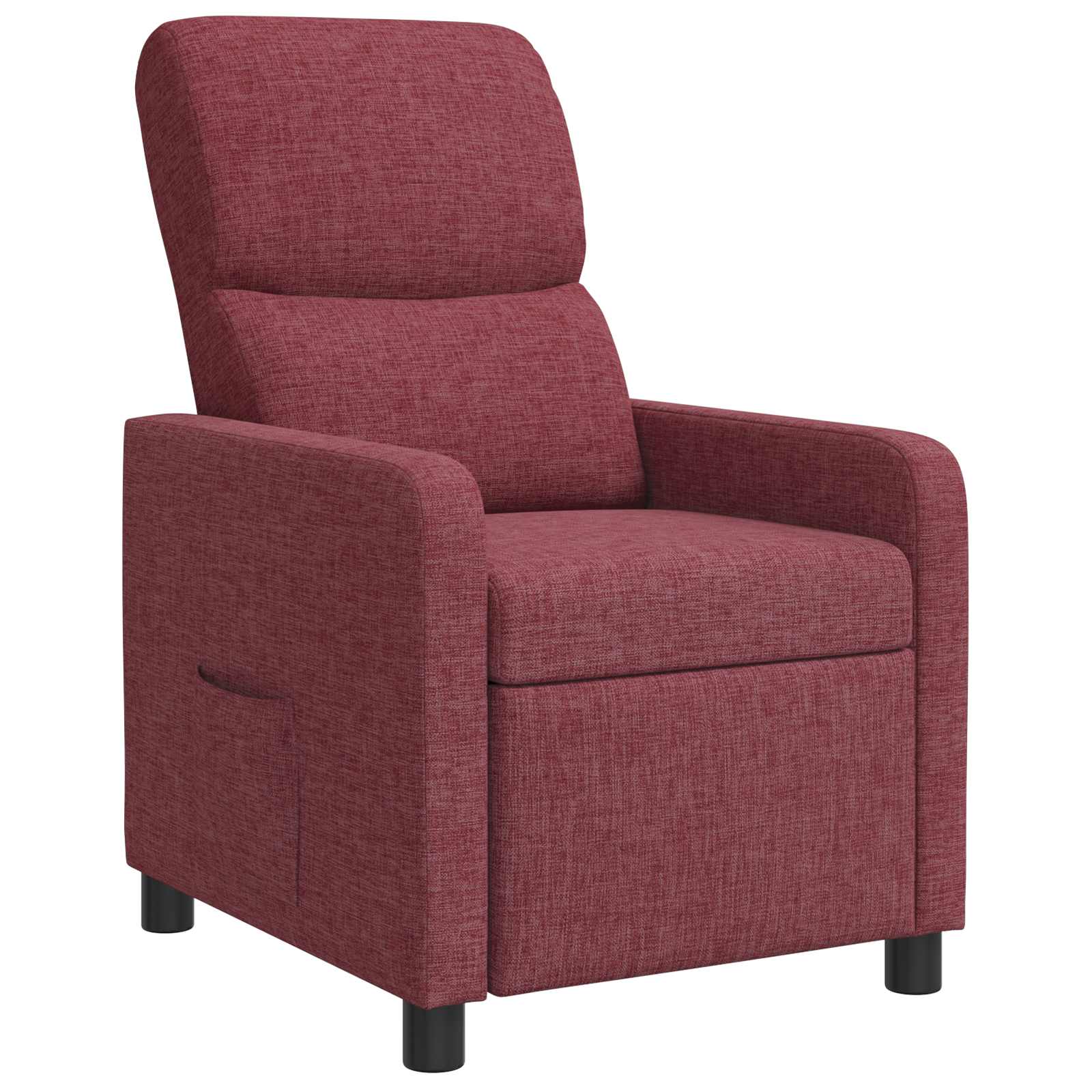 Relaxfauteuil Wijnrood Stof