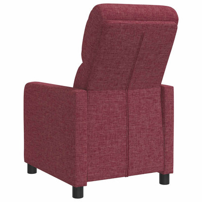 Relaxfauteuil Wijnrood Stof