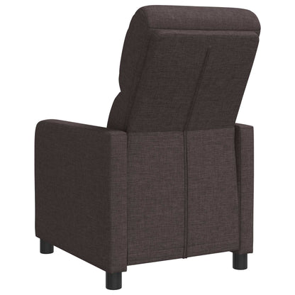 Relaxfauteuil Donkerbruin Stof