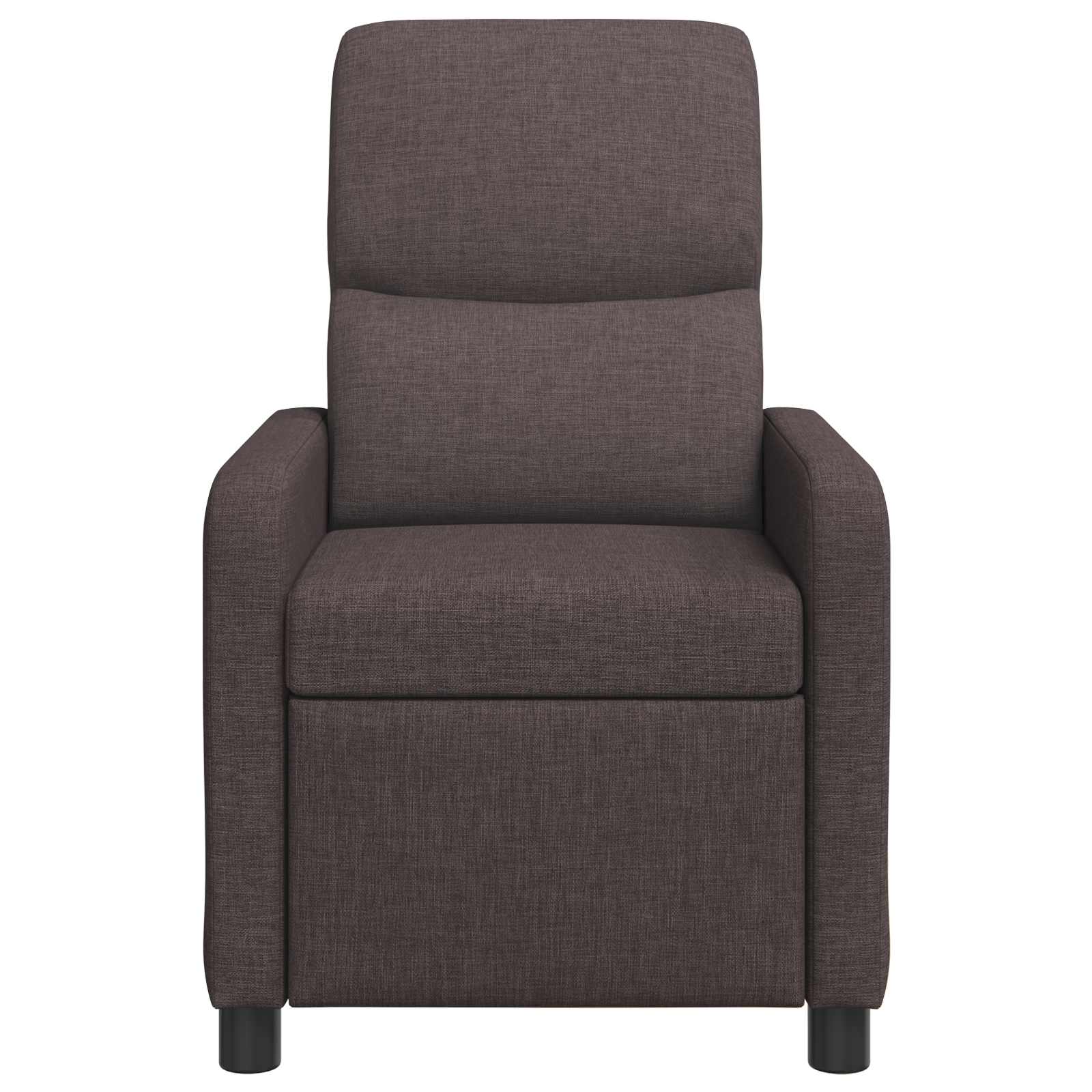 Relaxfauteuil Donkerbruin Stof