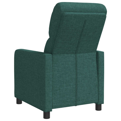 Relaxfauteuil Donkergroen Stof