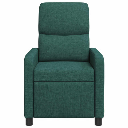 Relaxfauteuil Donkergroen Stof