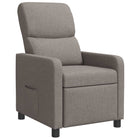 Relaxfauteuil taupe massage USB