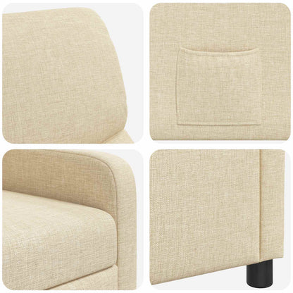 Relaxfauteuil Crèmekleurig Stof