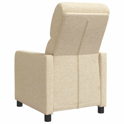 Relaxfauteuil Crèmekleurig Stof