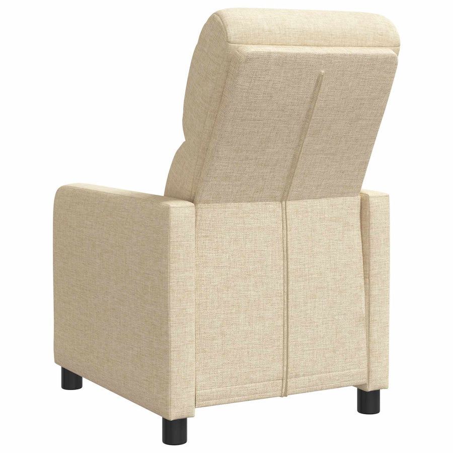 Relaxfauteuil Crèmekleurig Stof