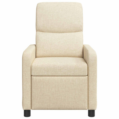 Relaxfauteuil Crèmekleurig Stof