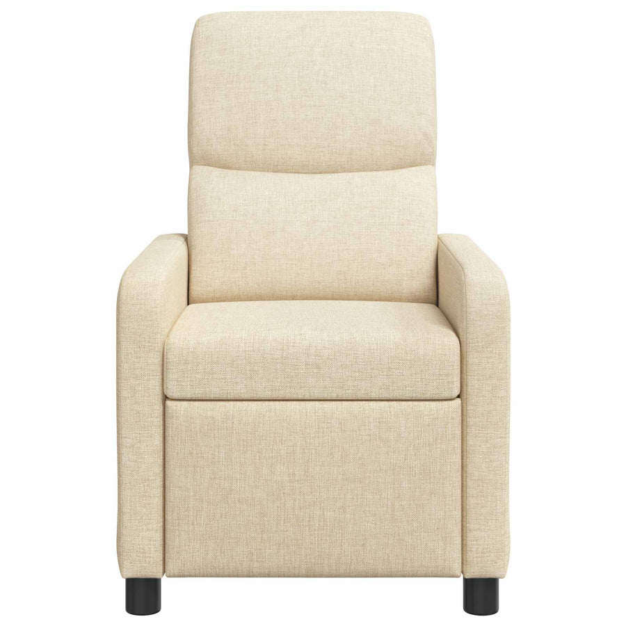 Relaxfauteuil Crèmekleurig Stof