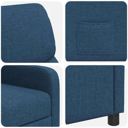 Relaxfauteuil Blauw Stof