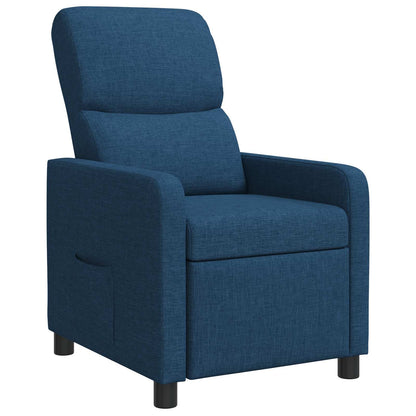 Relaxfauteuil Blauw Stof
