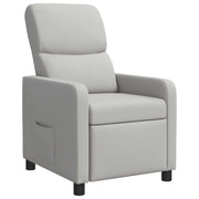 Relaxfauteuil stof wolkengrijs 66x95x100 cm