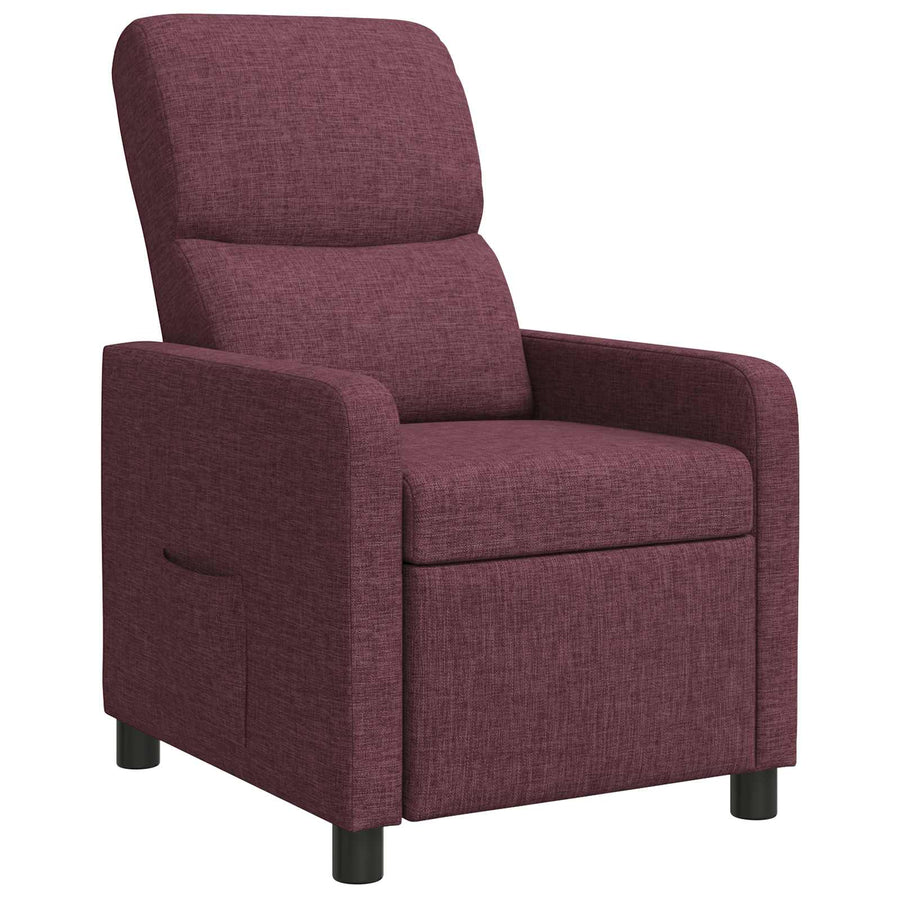 Relaxfauteuil Paars Stof