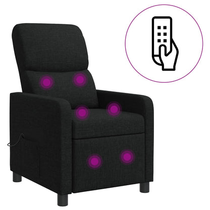 Relaxfauteuil Zwart Stof