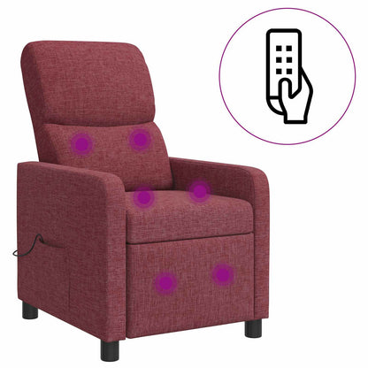 Relaxfauteuil Wijnrood Stof