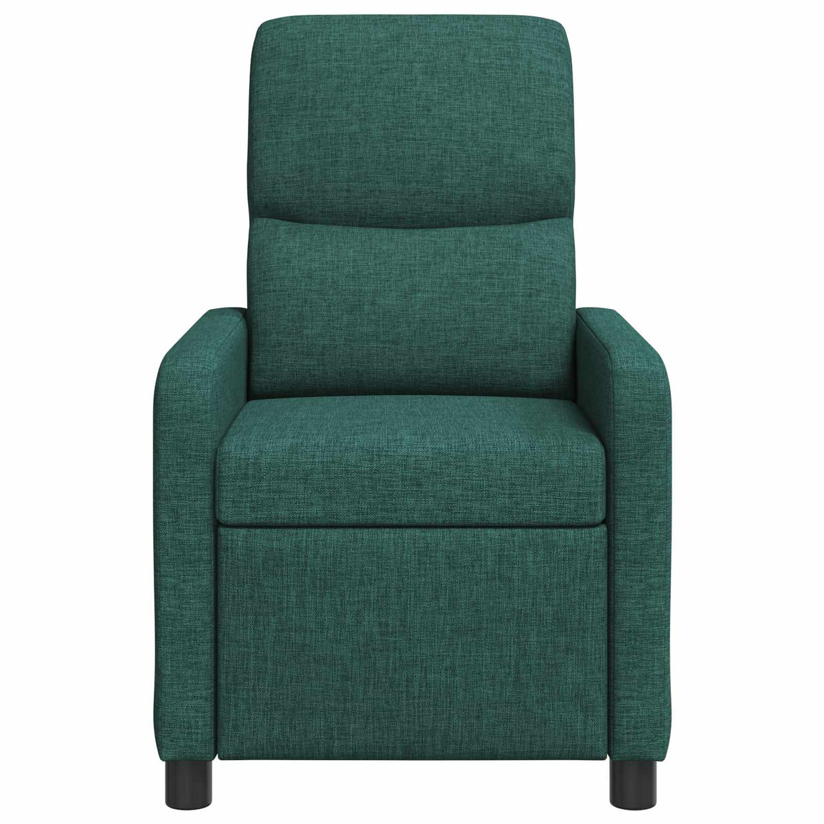 Massage Recliner Donkergroen Stof
