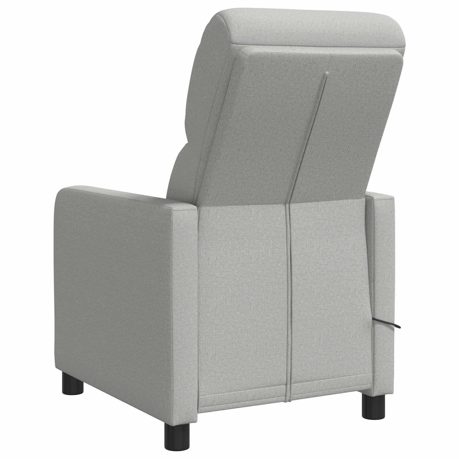 Massage Recliner Wolkengrijs Stof Wolkengrijze stof