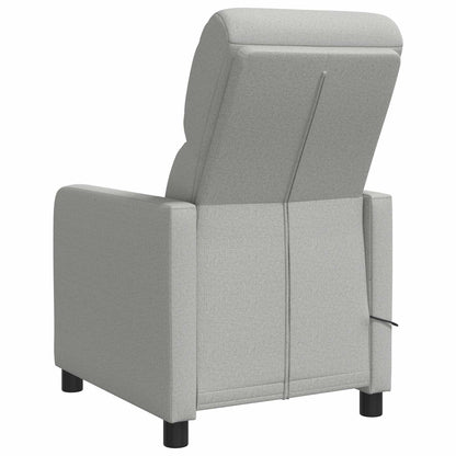 Massage Recliner Wolkengrijs Stof Wolkengrijze stof