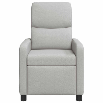 Massage Recliner Wolkengrijs Stof Wolkengrijze stof