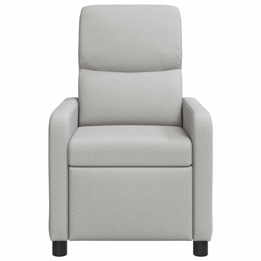 Massage Recliner Wolkengrijs Stof Wolkengrijze stof
