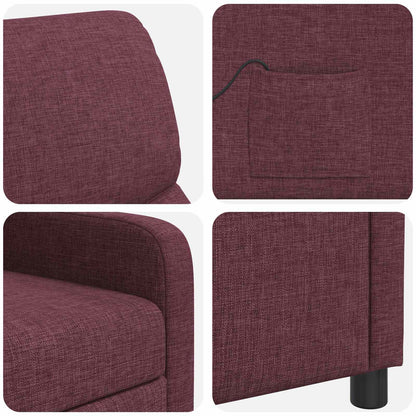 Relaxfauteuil Paars Stof