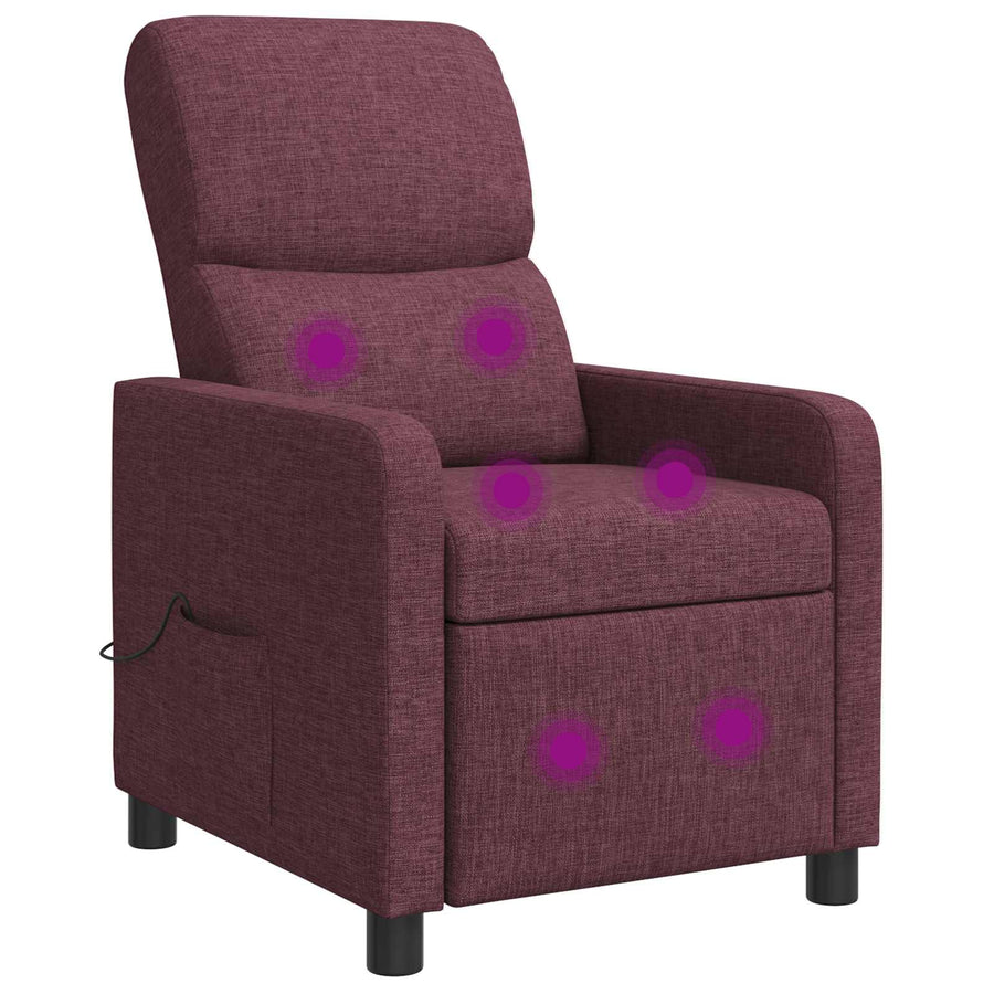 Relaxfauteuil Paars Stof