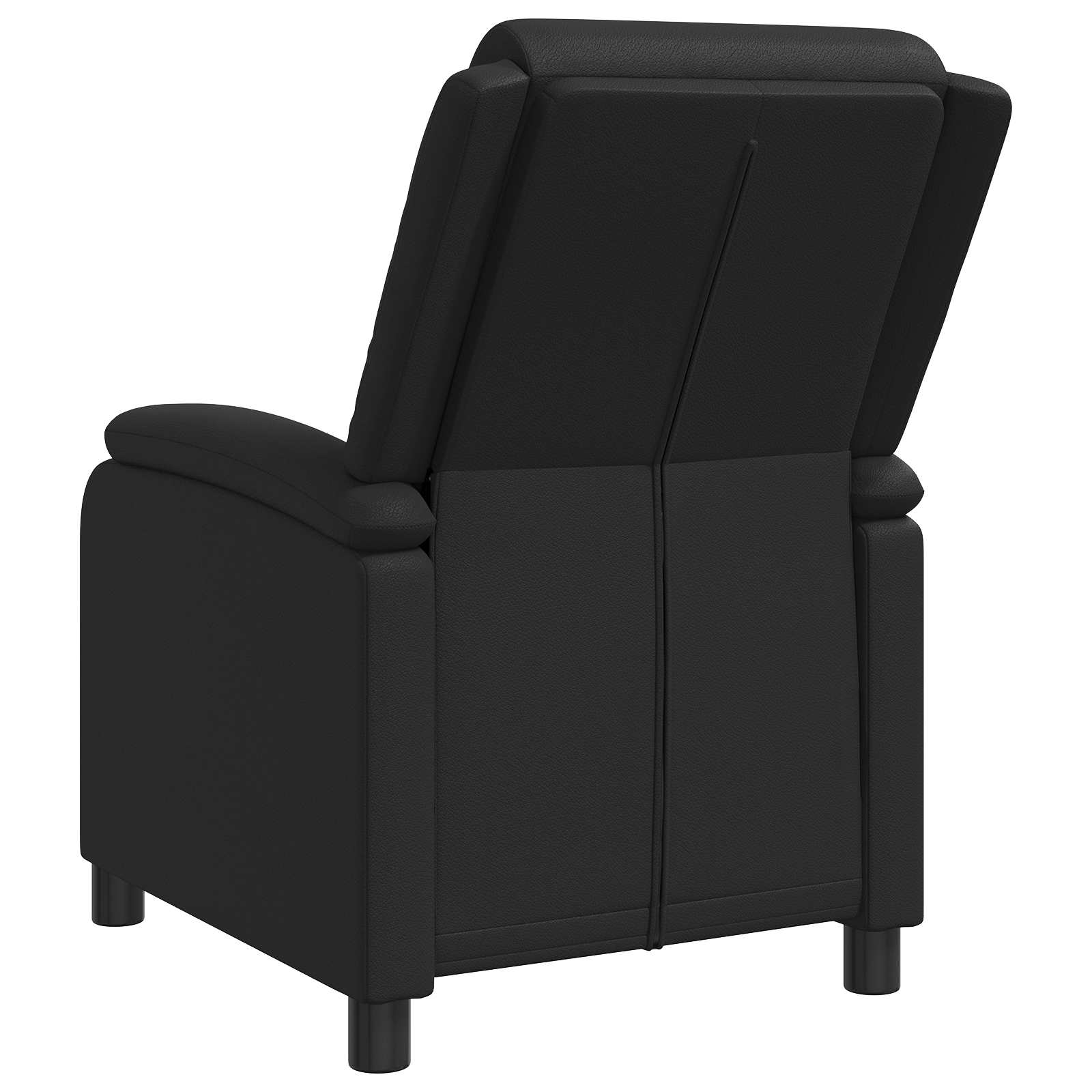Relaxfauteuil Zwart Kunstleer