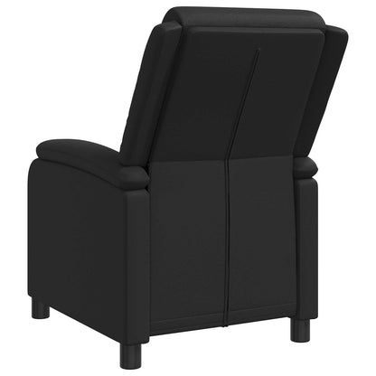 Relaxfauteuil Zwart Kunstleer