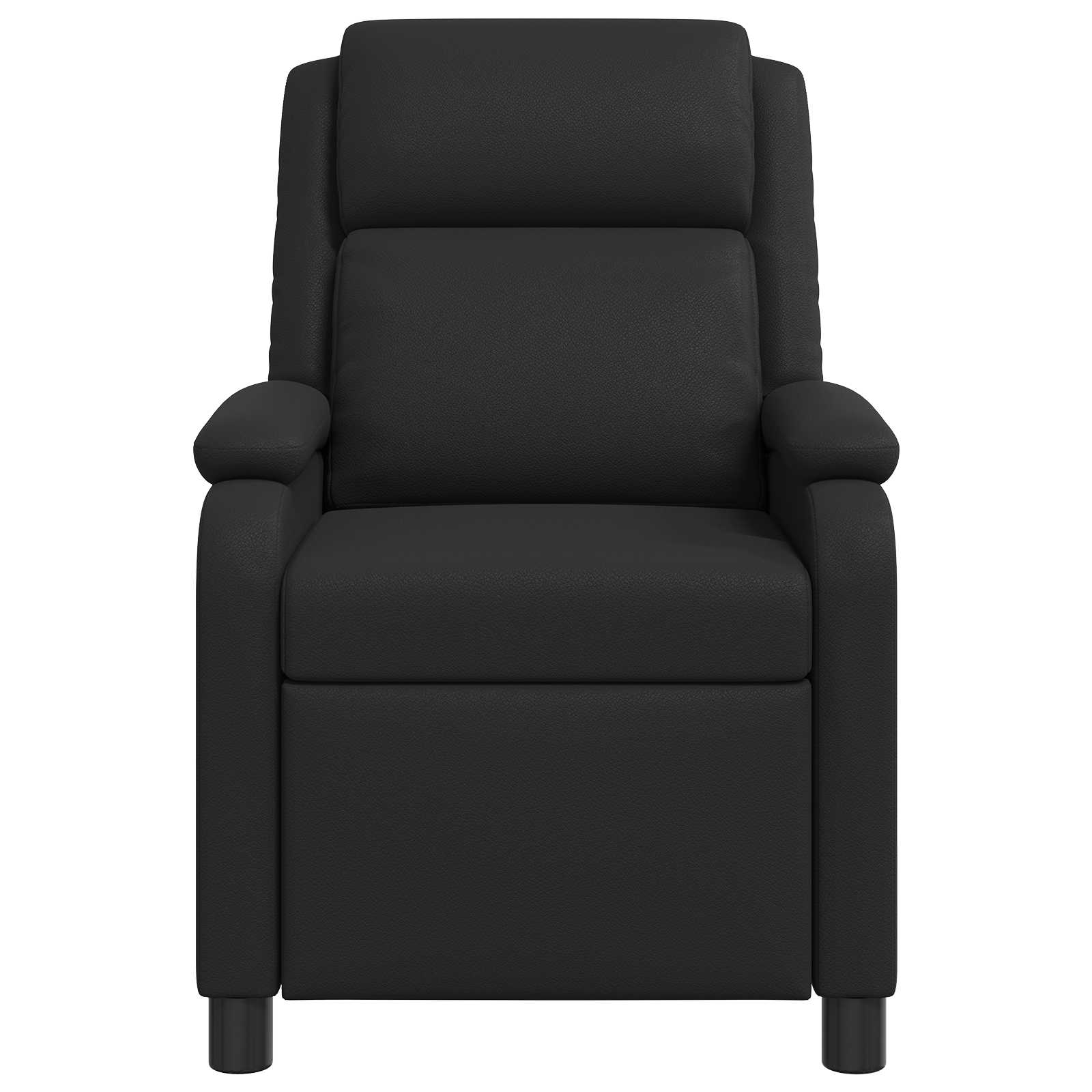 Relaxfauteuil Zwart Kunstleer