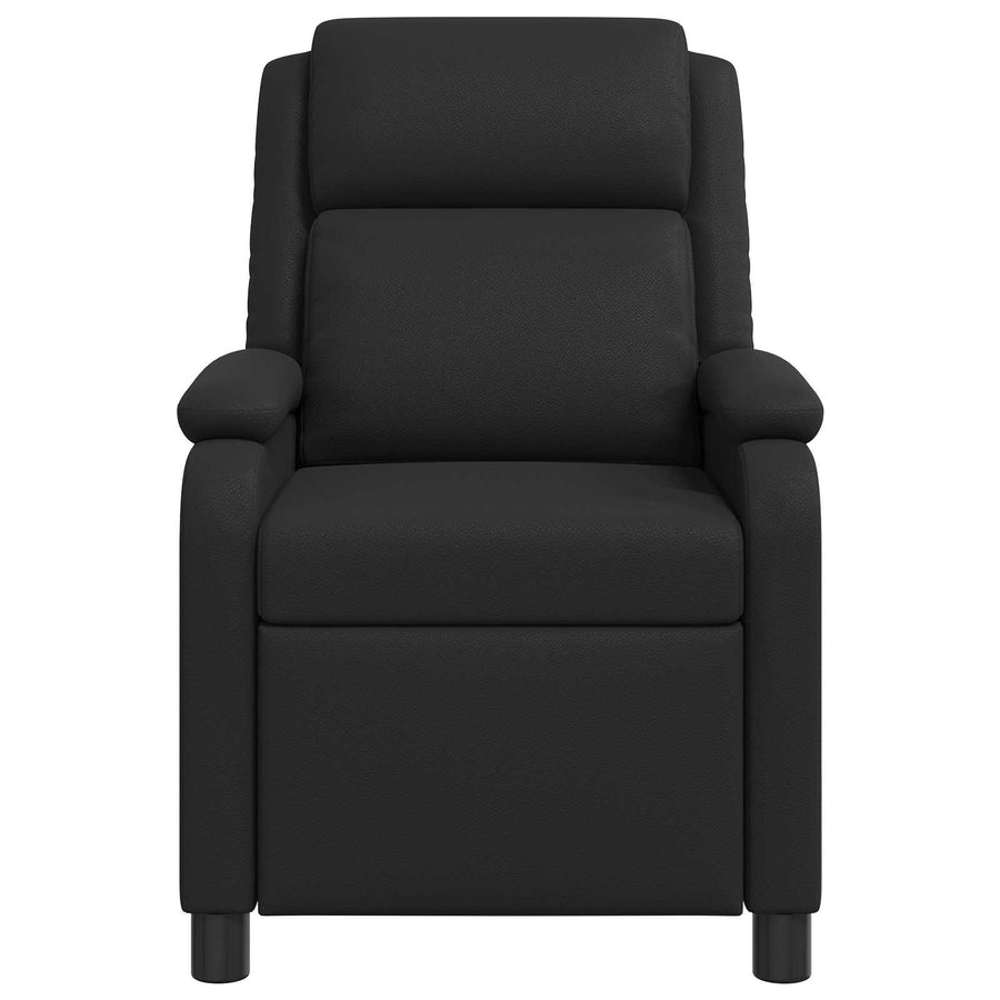 Relaxfauteuil Zwart Kunstleer