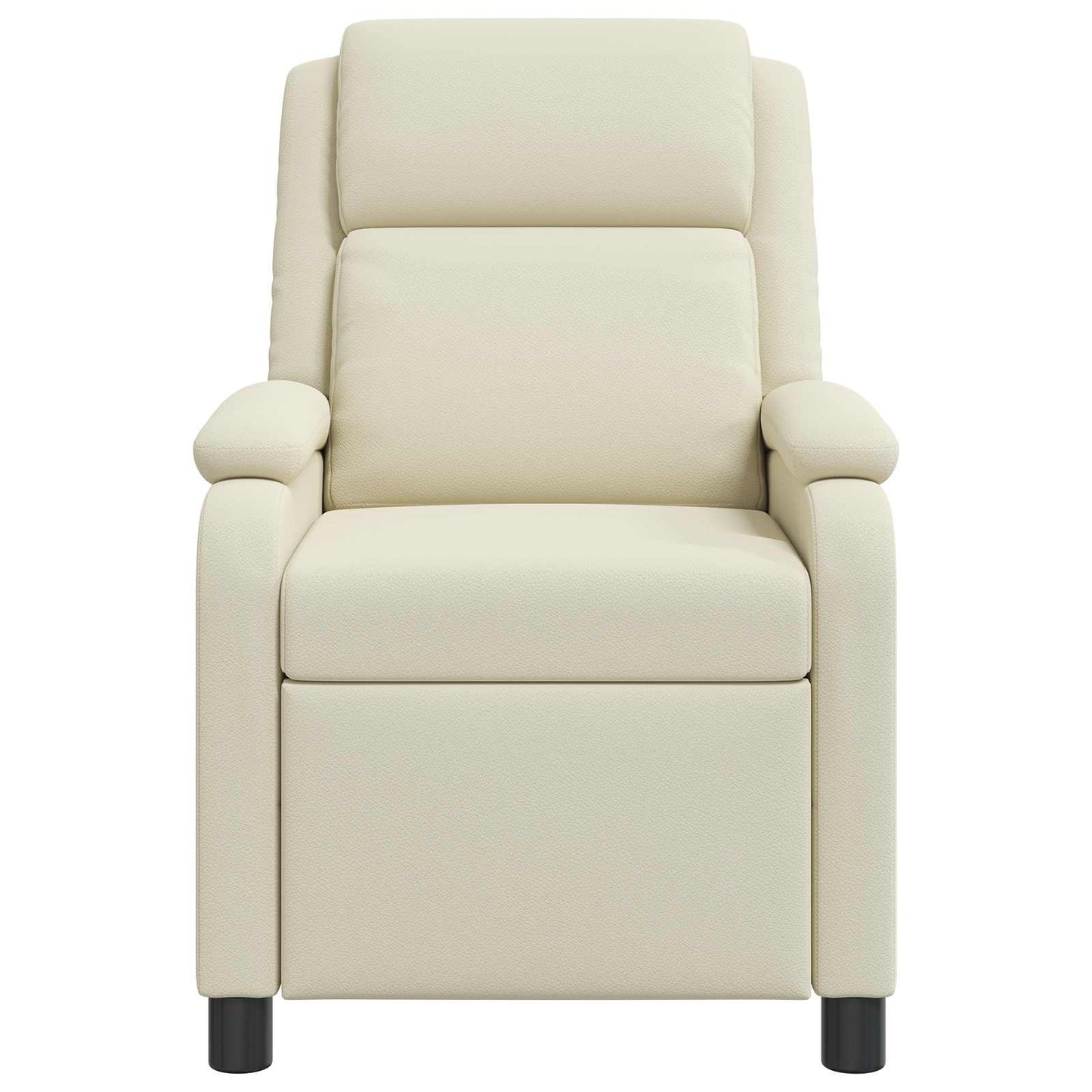 Relaxfauteuil Crèmekleurig Kunstleer