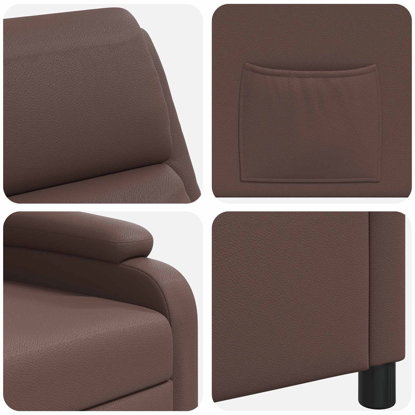 Relaxfauteuil Bruin Kunstleer