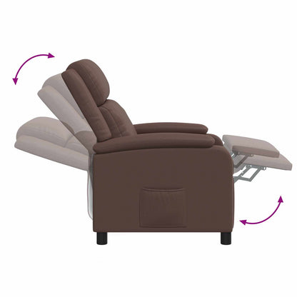 Relaxfauteuil Bruin Kunstleer