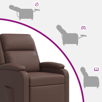 Relaxfauteuil Bruin Kunstleer