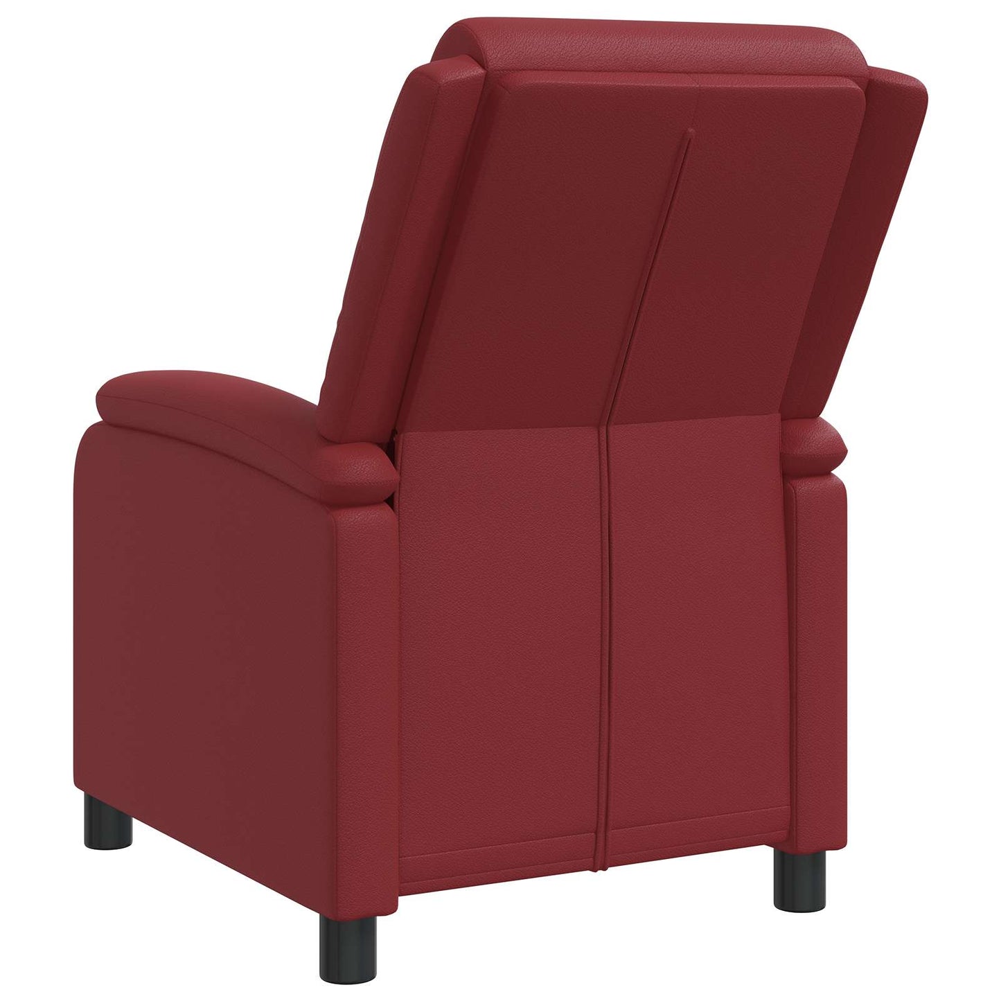Relaxfauteuil Wijnrood Kunstleer