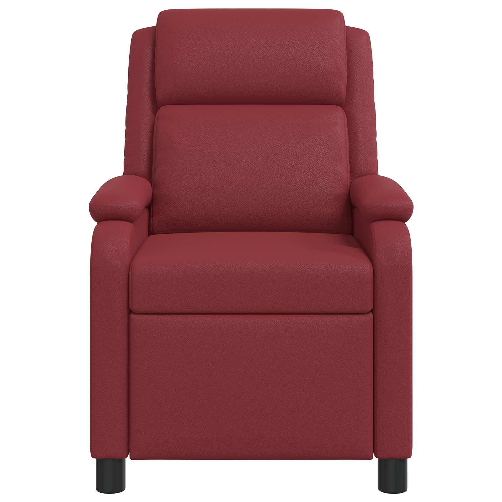 Relaxfauteuil Wijnrood Kunstleer