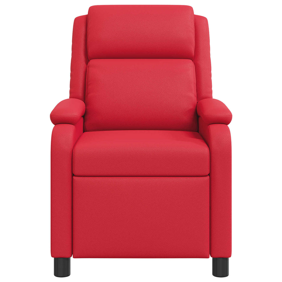 Relaxfauteuil Rood Kunstleer