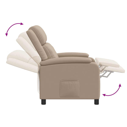 Relaxfauteuil Cappuccino Kunstleer