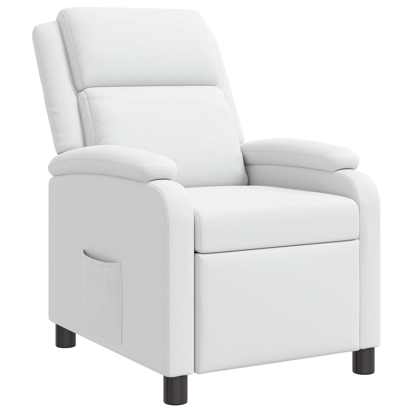 Relaxfauteuil Wit Kunstleer