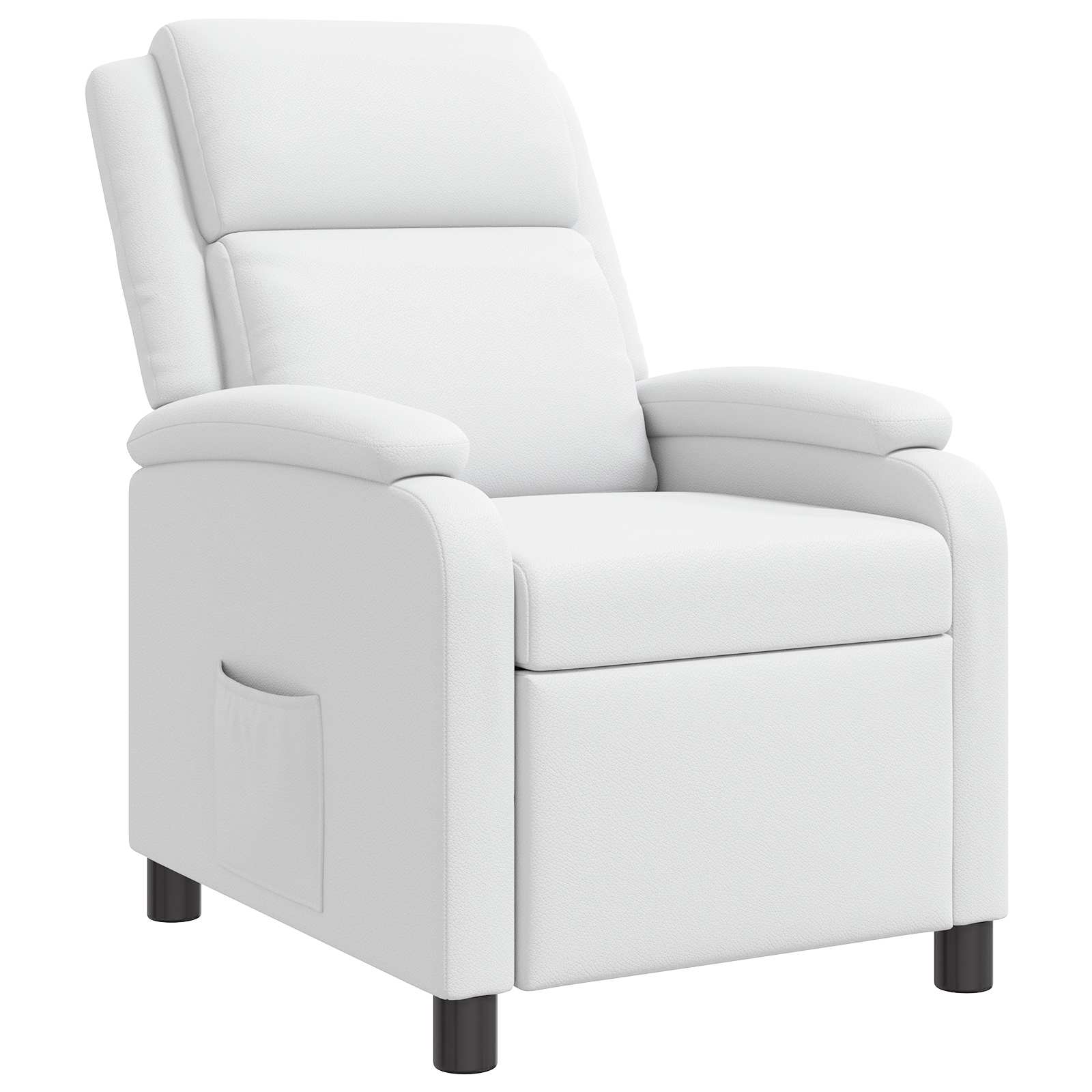 Relaxfauteuil Wit Kunstleer