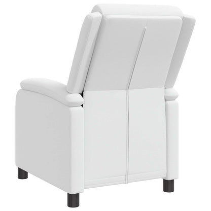 Relaxfauteuil Wit Kunstleer
