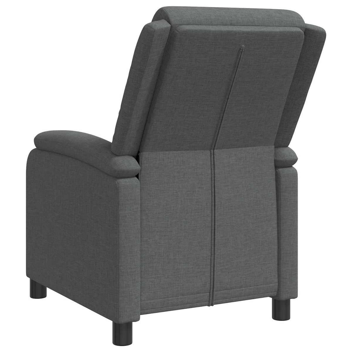 Relaxfauteuil Donkergrijs Stof