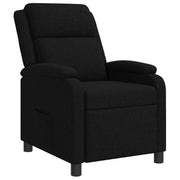 Relaxfauteuil zwart stof 66x95x100 cm