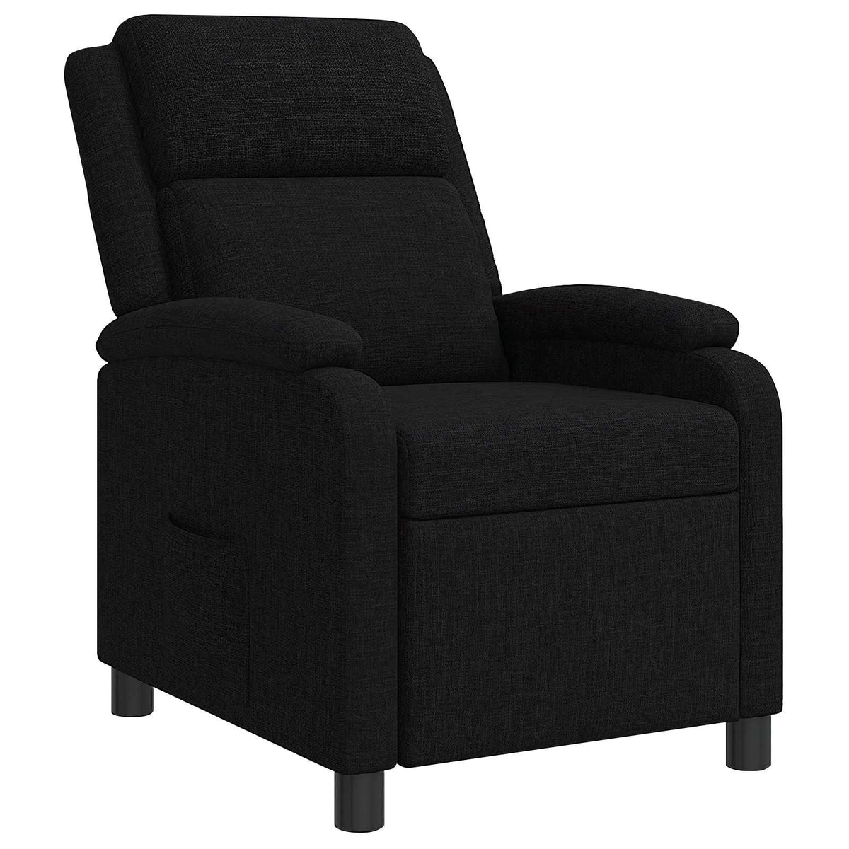 Relaxfauteuil Zwart Stof