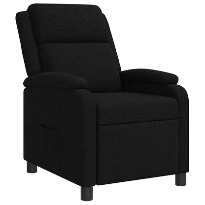 Relaxfauteuil Zwart Stof